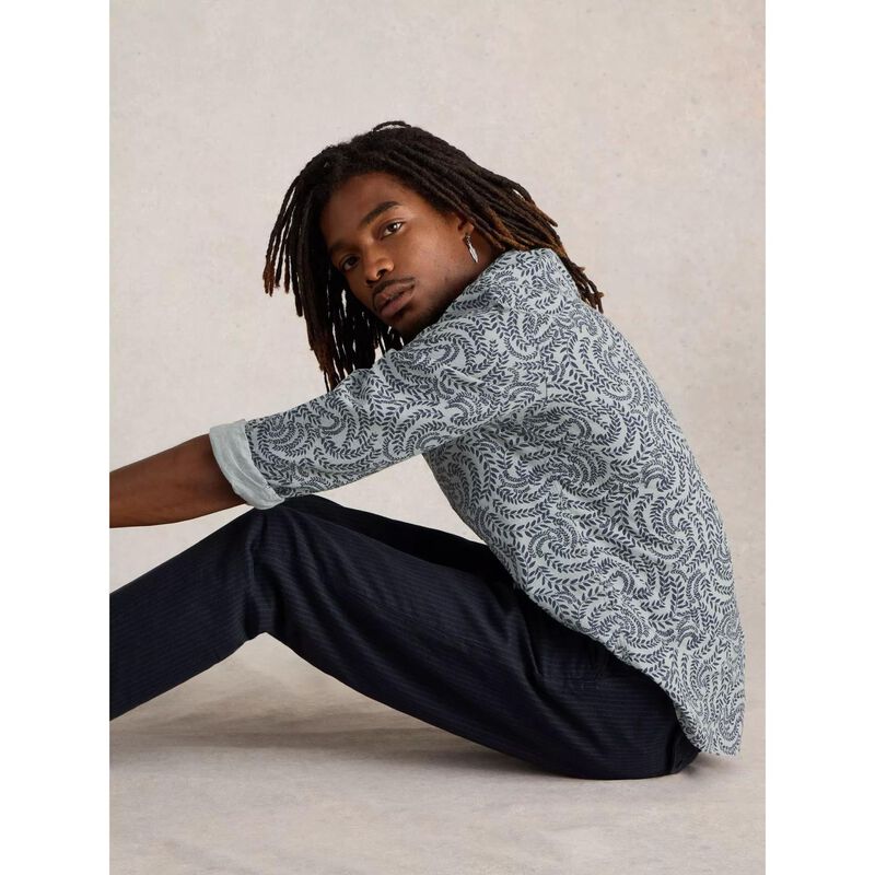 White Stuff Leaf Printed Shirt image number 3